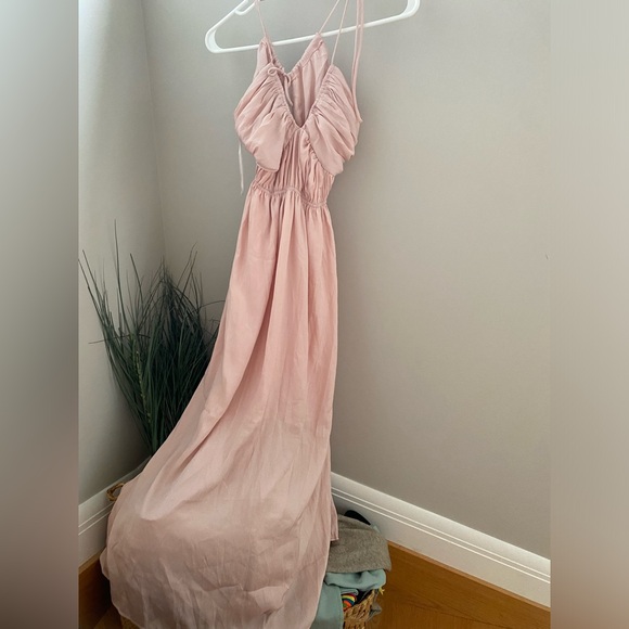 NWT RUMOR blush pink midi boho dress size 8 - Picture 2 of 8